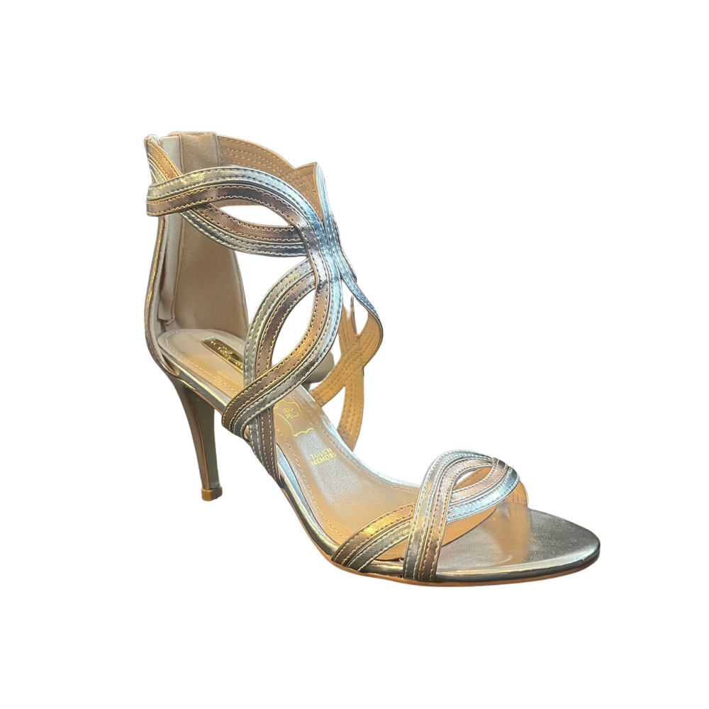 
                      
                        Glamour Rose Gold and Silver Metallic Sandal
                      
                    