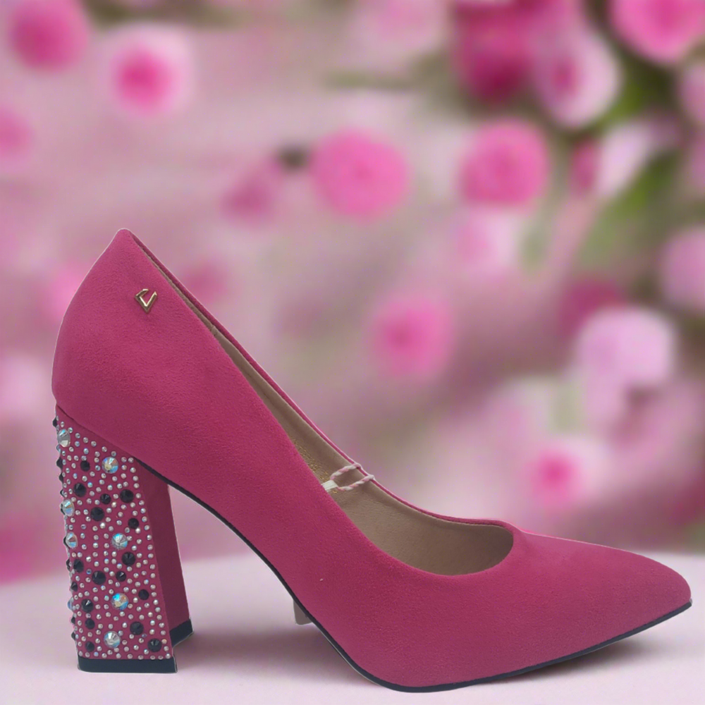 Una Healy Country on - Techno Gem Pink Heels