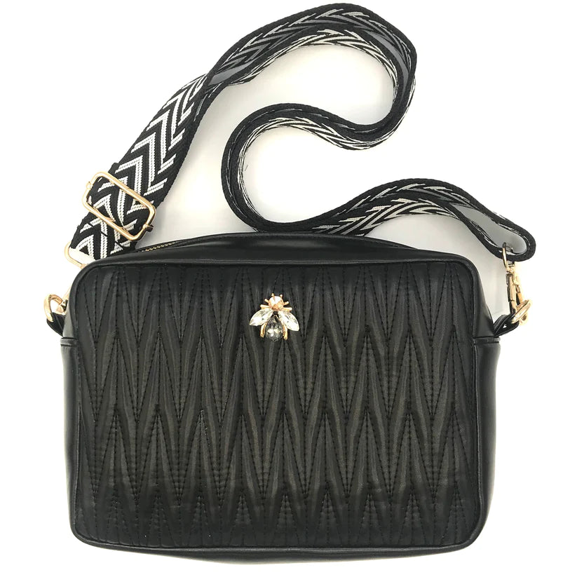 Medium Cross Body Bag - Rivington in Black